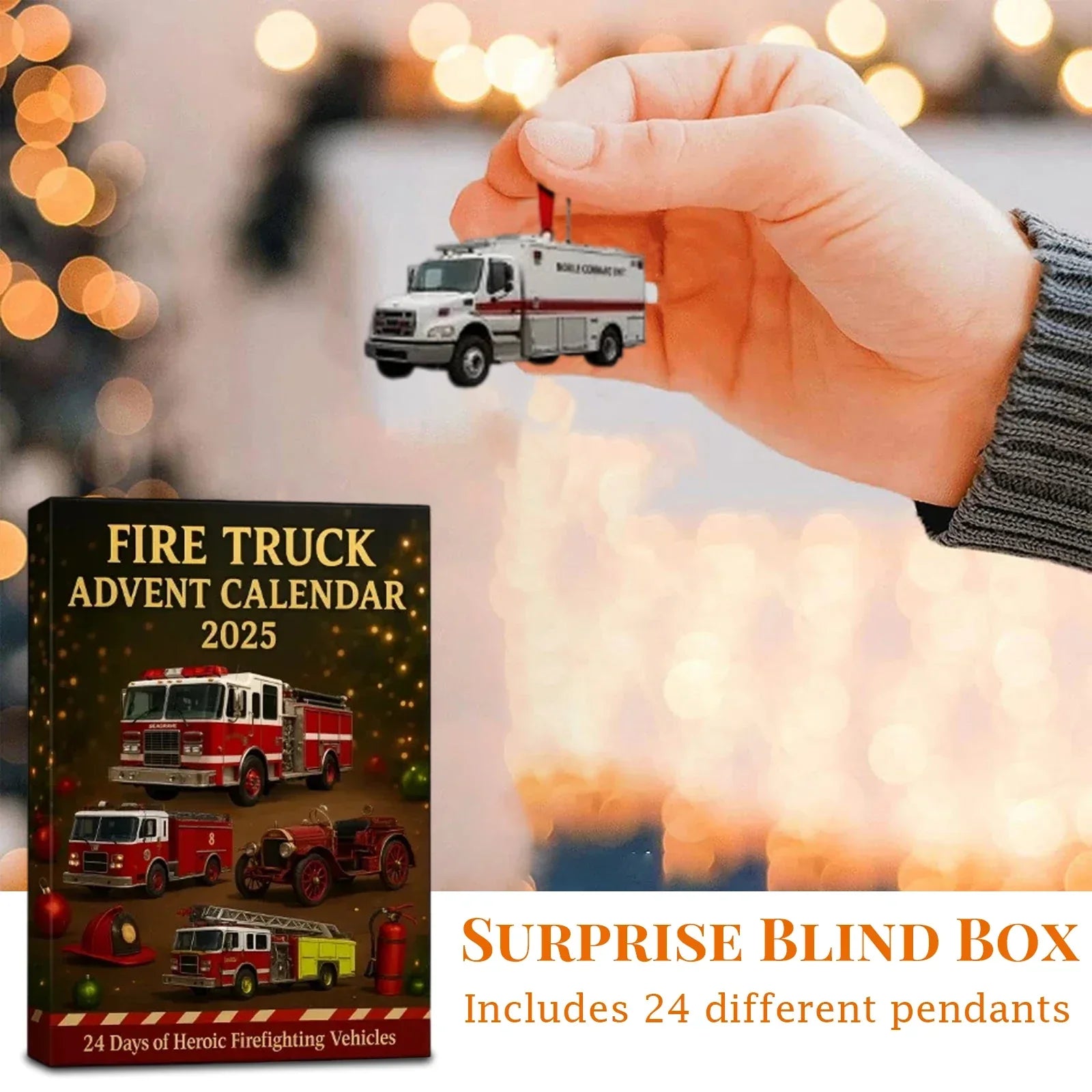Fire Truck Advent Calendar 2025 – 24 Days of Fire Trucks and Surprise Toys