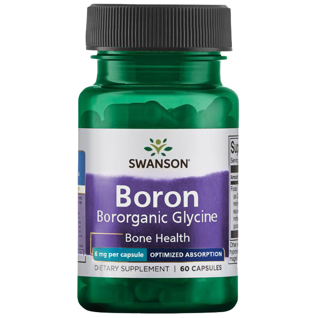 Boron Albion Bororganic Glycine 6mg - 60 gélules Swanson