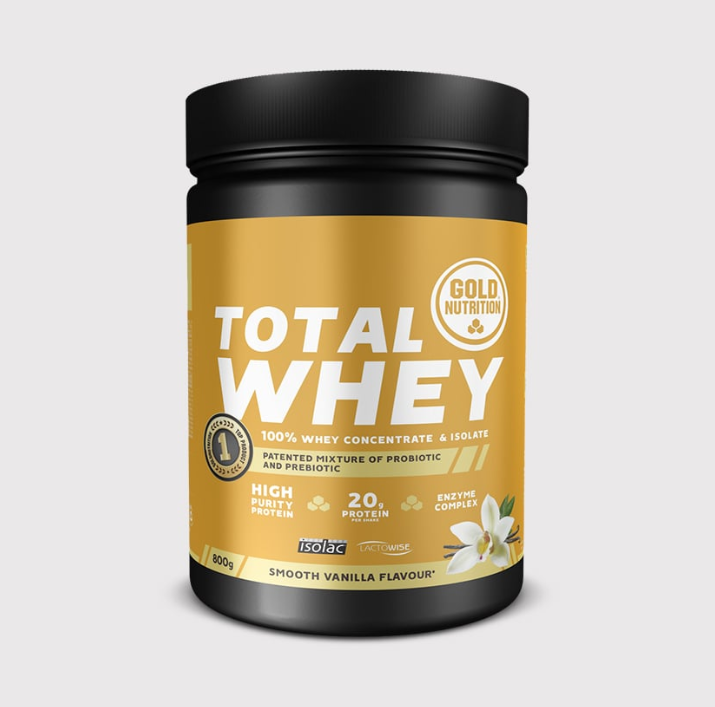 TOTAL WHEY PROTEIN - För dig som vill ha definerade muskler och ett bättre näringsupptag