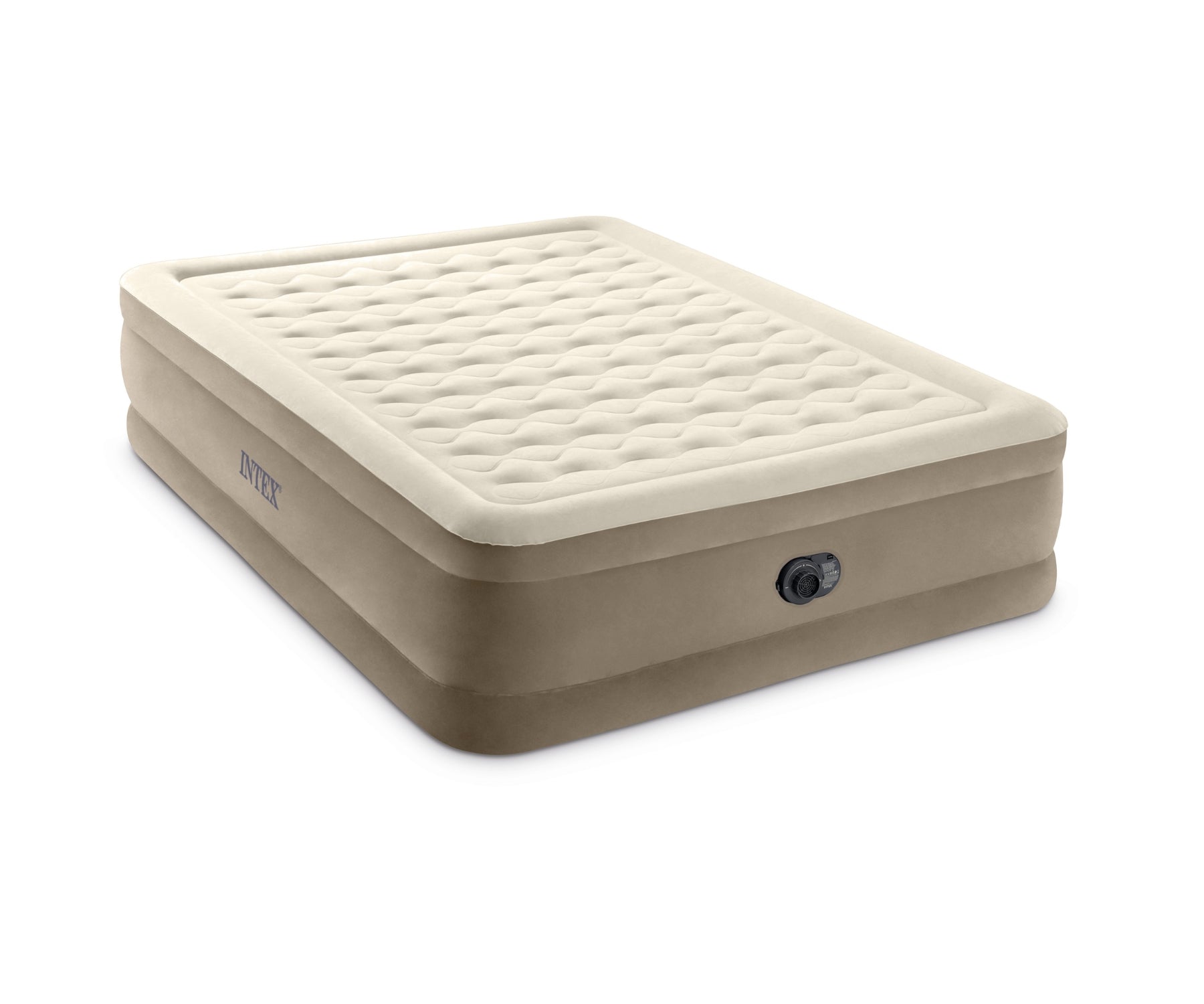 INTEX Ultra Plush Luftmadrass - Brun Double