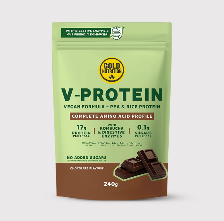 V-PROTEIN  – Växtbaserat protein med extra stöd för magen