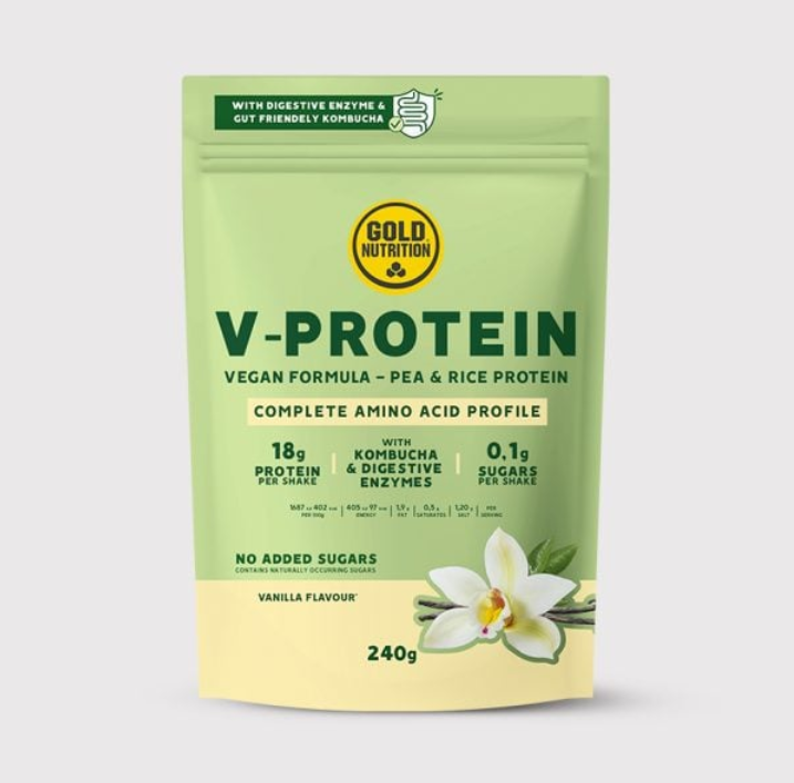 V-PROTEIN  – Växtbaserat protein med extra stöd för magen