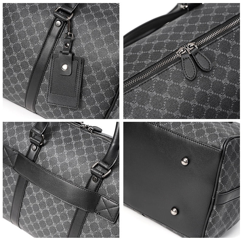 Weekendbag i Premium Läderlook – Elegant &amp; Rymlig Reseväska