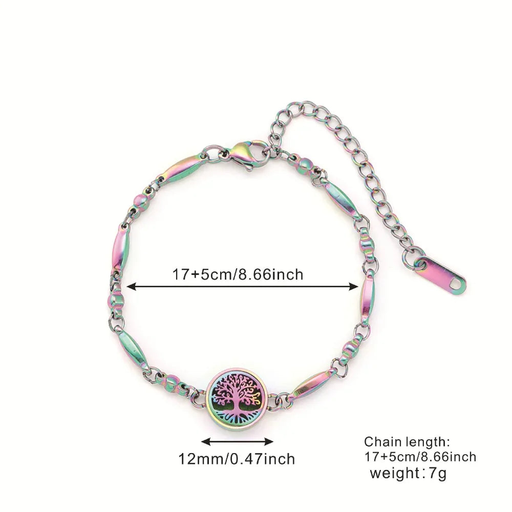 Unisex Aromatherapy Tree Of life Lucky Bracelets