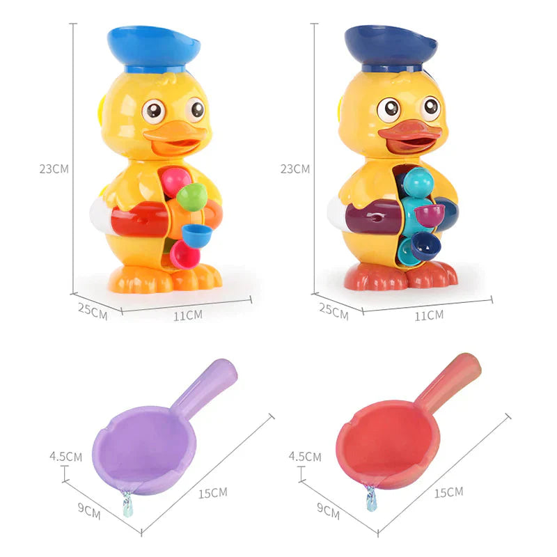 Anka vattenhjul badleksak