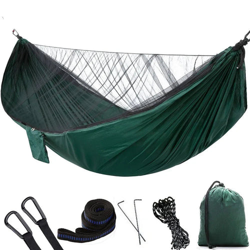 Anti-Mosquito Outdoor Hanging Hammock For Camping