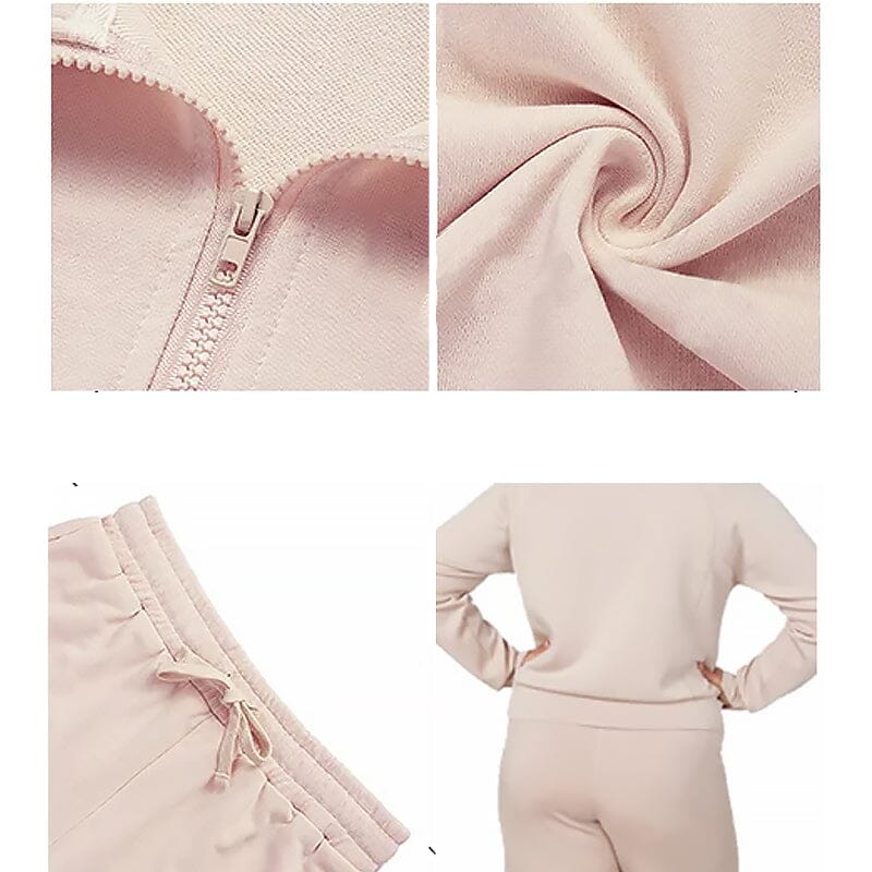 Avslappnade byxor och långärmad topp - Set