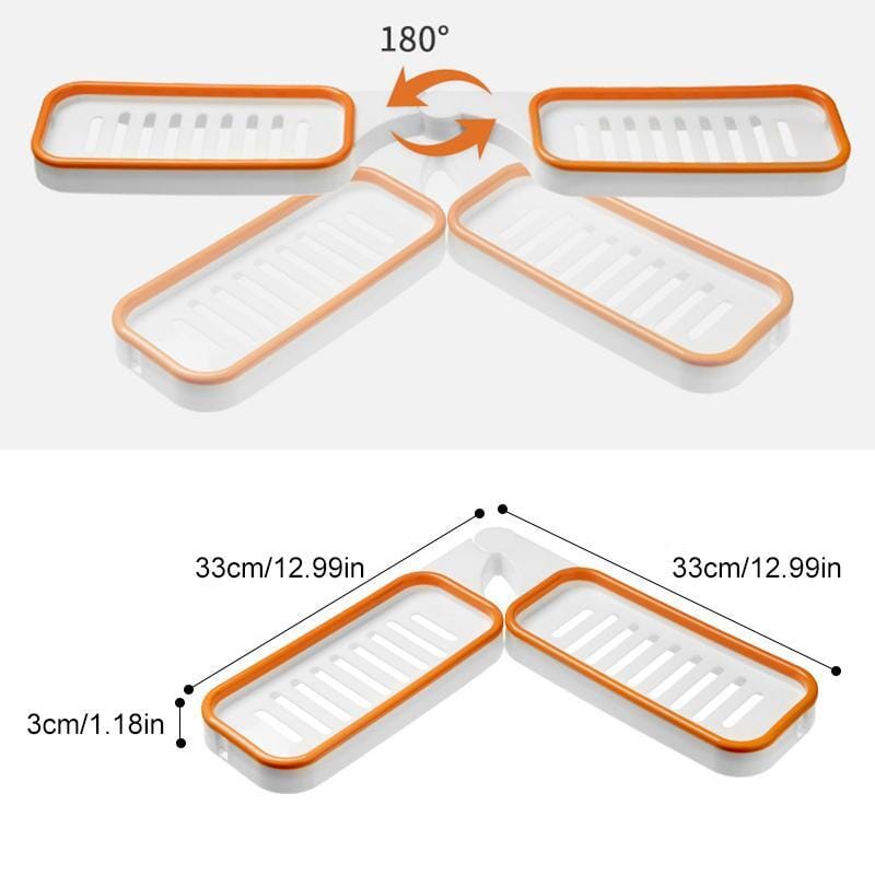 Badrumshylla Vikbar - För hörn eller rak