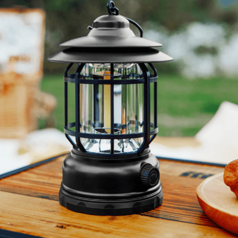 Bärbar campinglampa