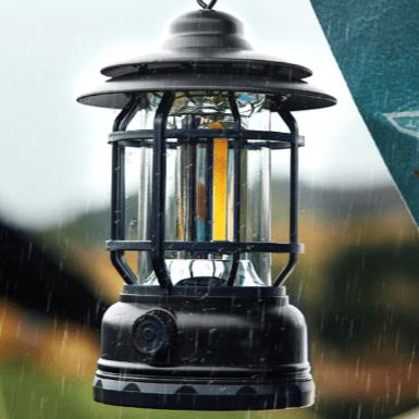 Bärbar campinglampa