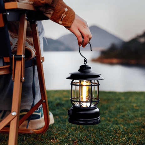 Bärbar campinglampa