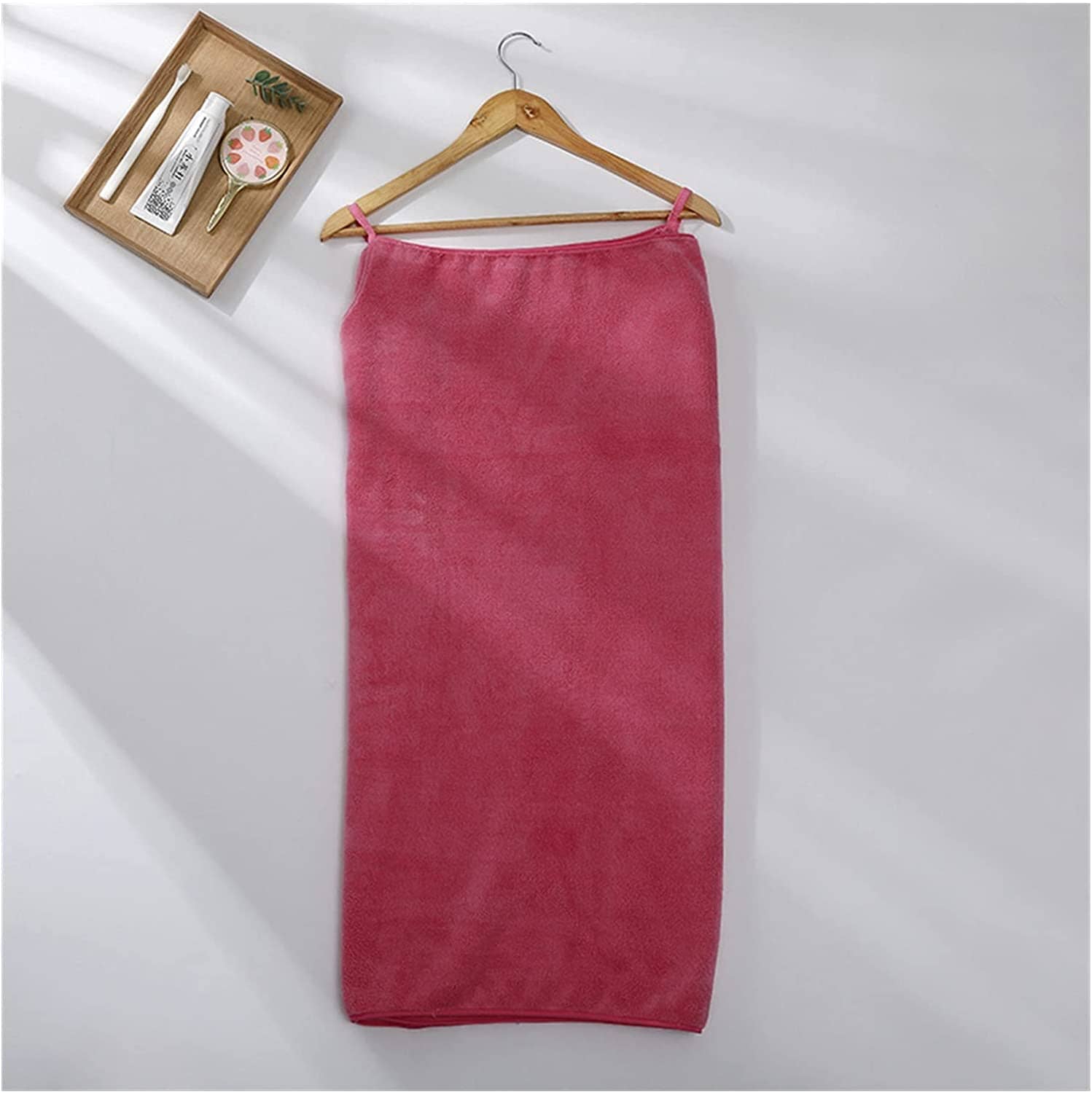 Bärbar korall Fleece handduk