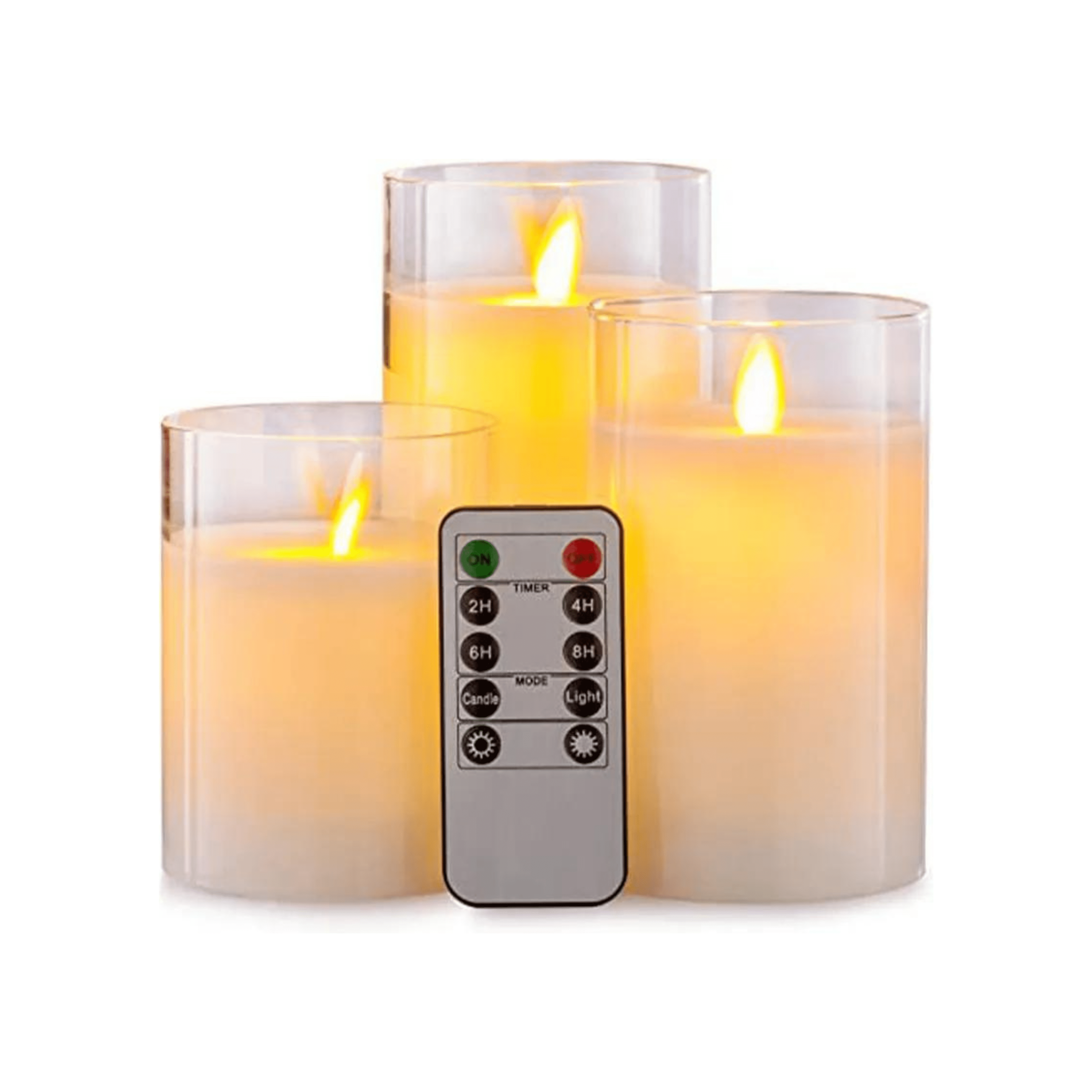 Batterljus med timer