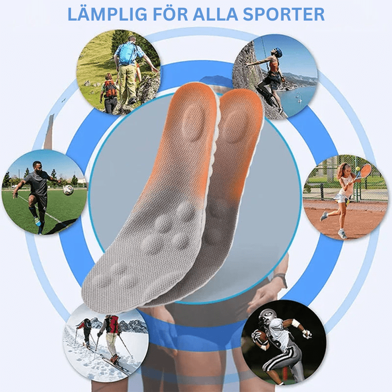 Bekväm varm U-formad innersula