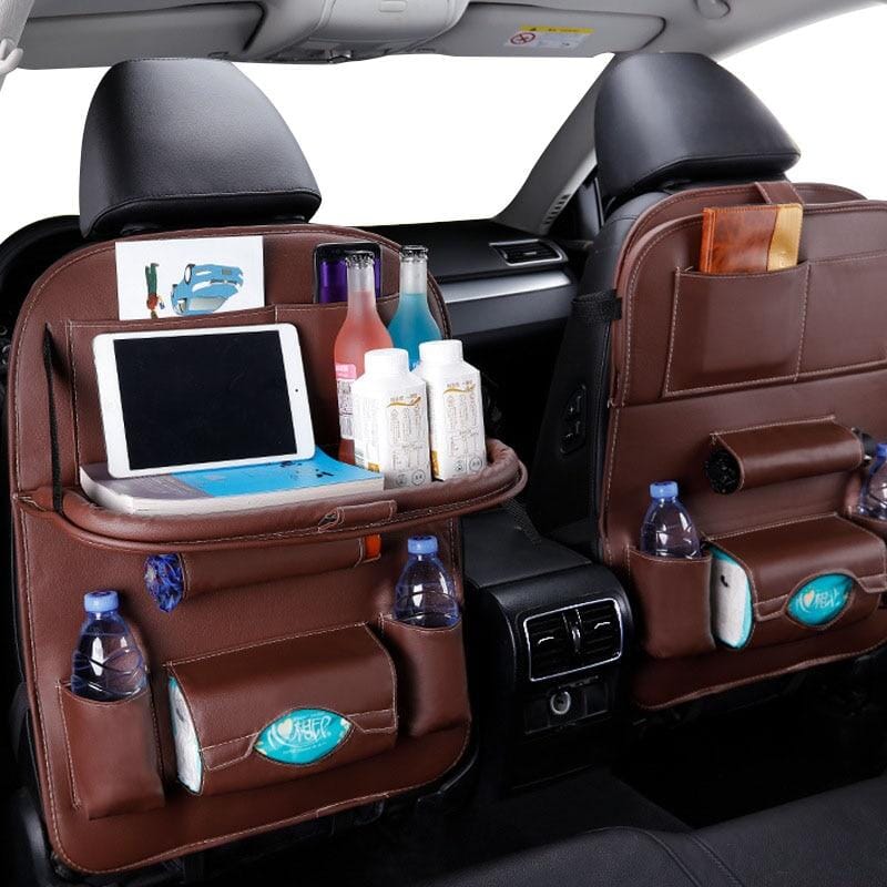Ryggstödsficka för bil med hållare för surfplatta