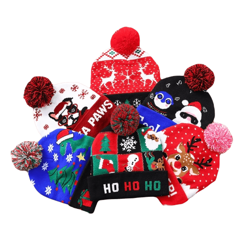 Blinkande Julmössor