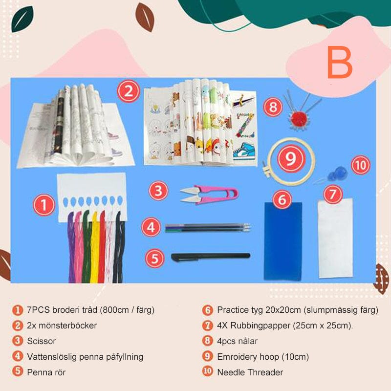 Broderi | Gör det själv- paket