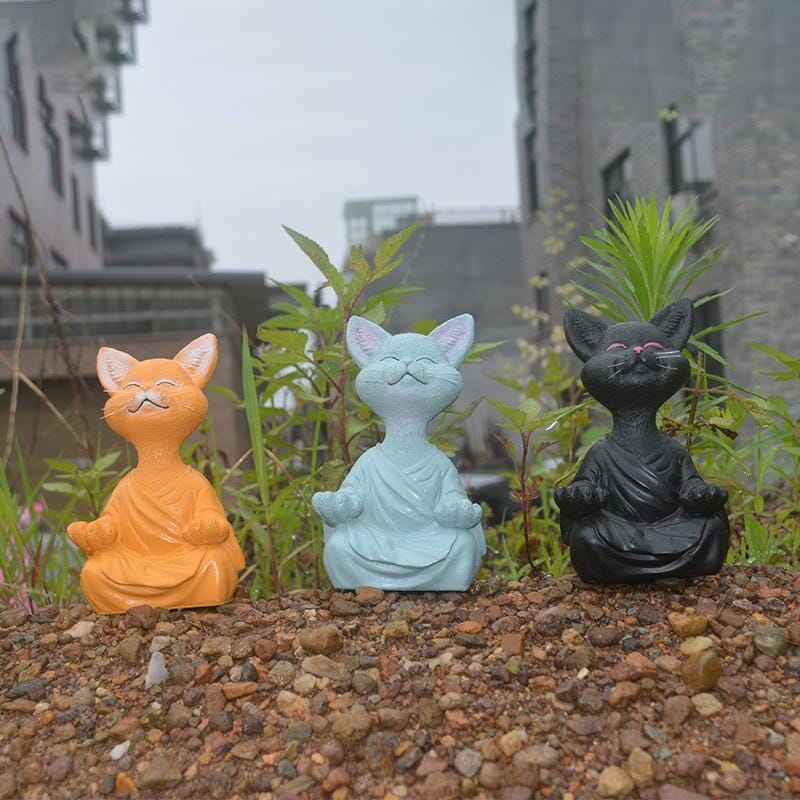 Buddha Katt Prydnad