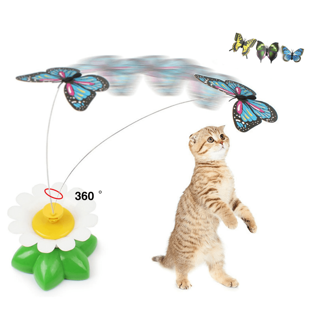 Butterfly Cat Teaser™ – Hands-Free Kattleksak för Timvis Underhållning