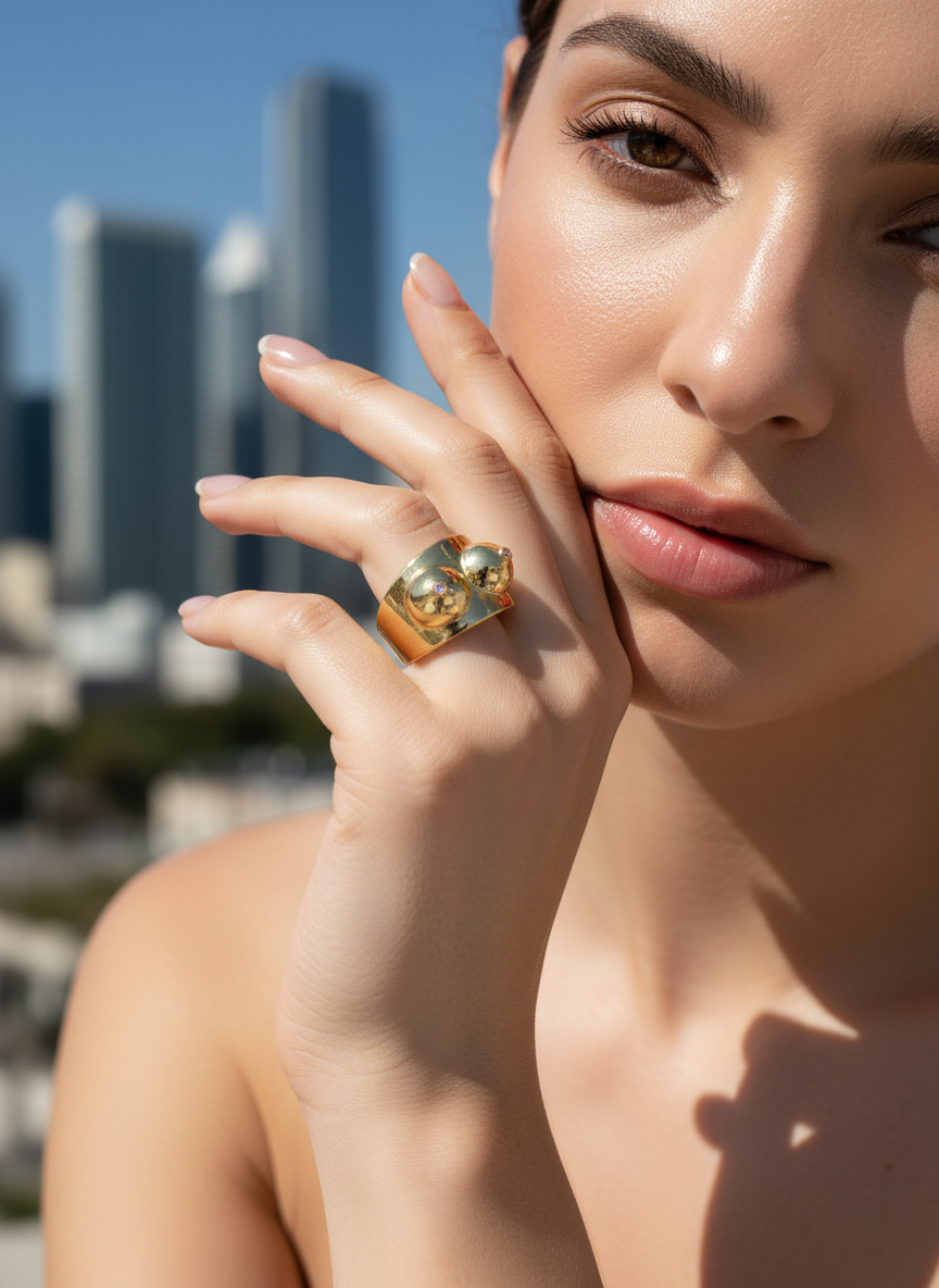 Bague en or pour les seins