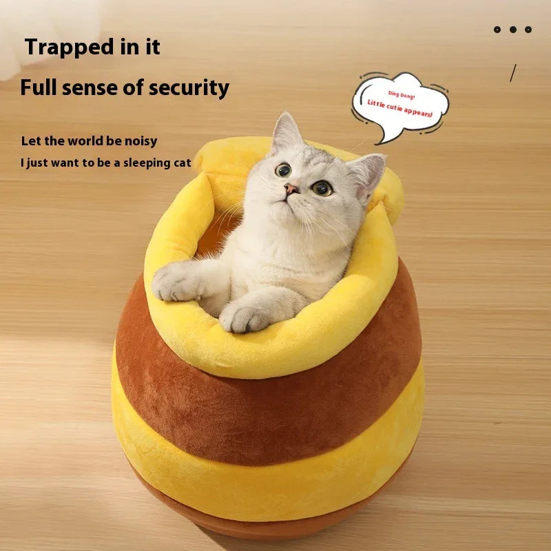 Honey Pot Cat Nest Pet Warm Dog House