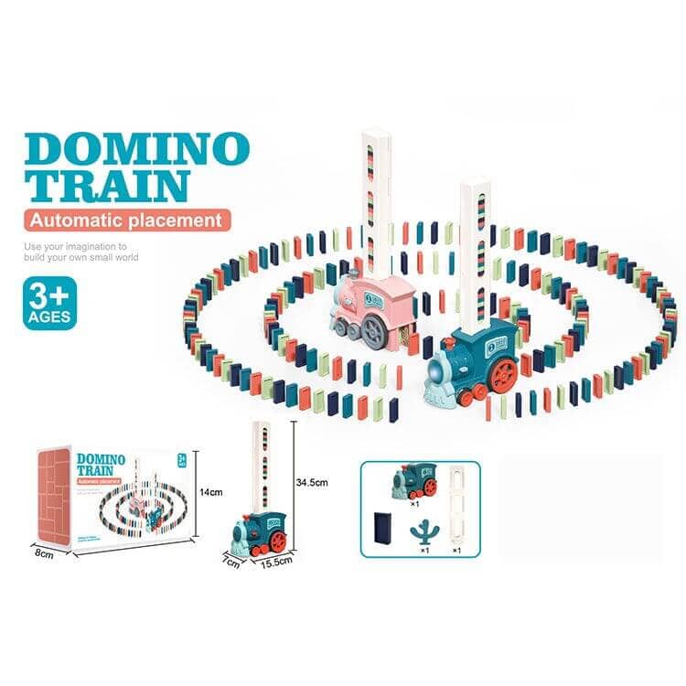 Dominotåget - Automatisk dominobyggare
