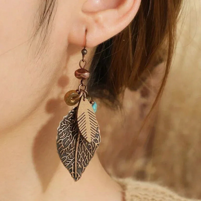 Cross-border Earrings Necklace Bohemian Retro Outfit Jewelry Set