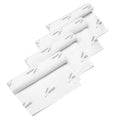 Grano Pattern Cloth Napkin Set - White