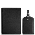 Passfodral &amp; Bagagetagg – Lyxigt resekit i PU‑läder (RFID‑skydd)