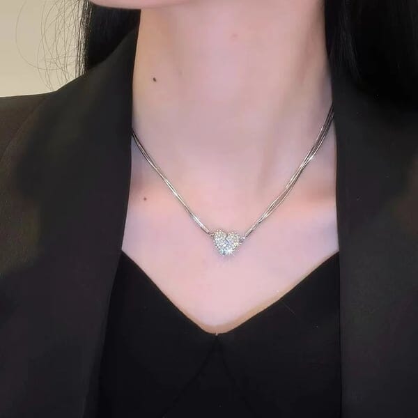 Hjärta - Magnetiskt halsband