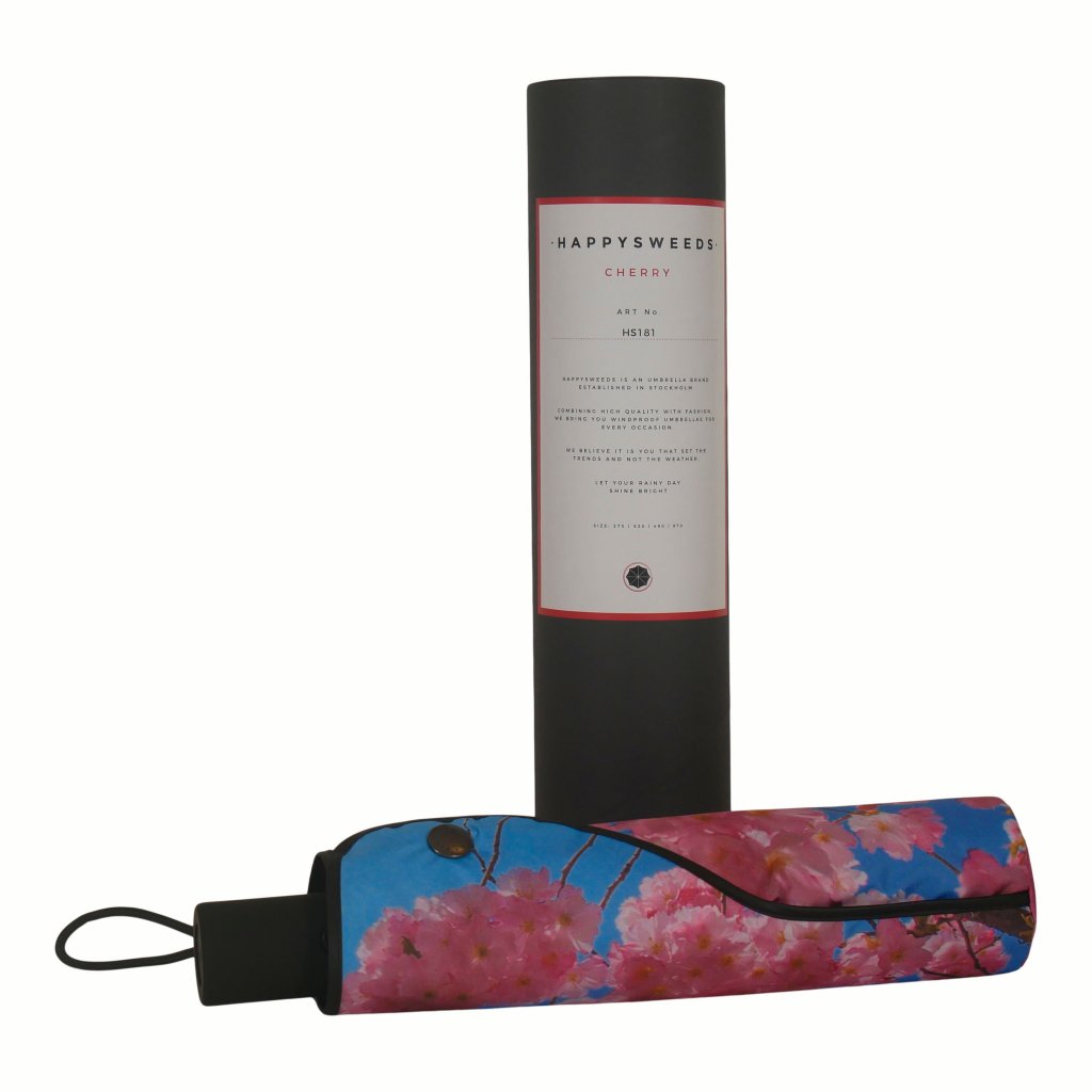 Cherry Umbrella – Windproof & UPF50+ Protection