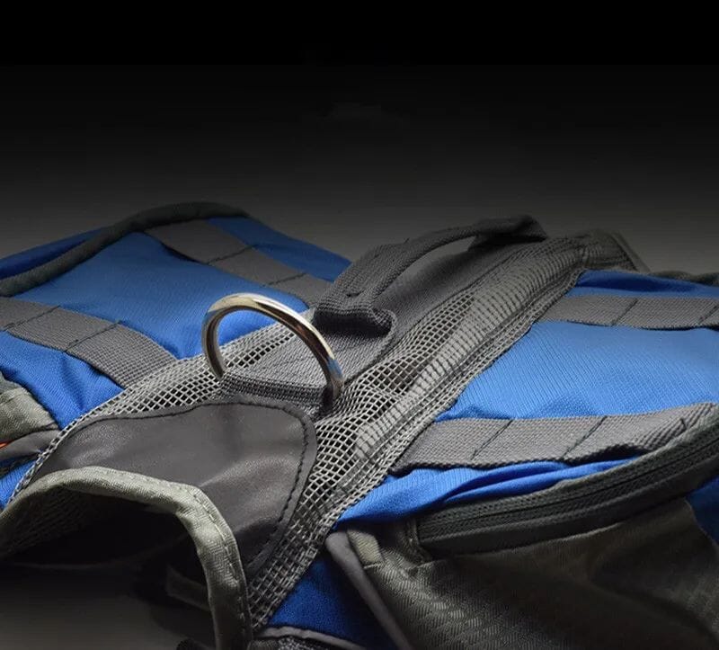 Hundryggsäck med Justerbar Sele – Perfekt för Vandring, Camping & Resor