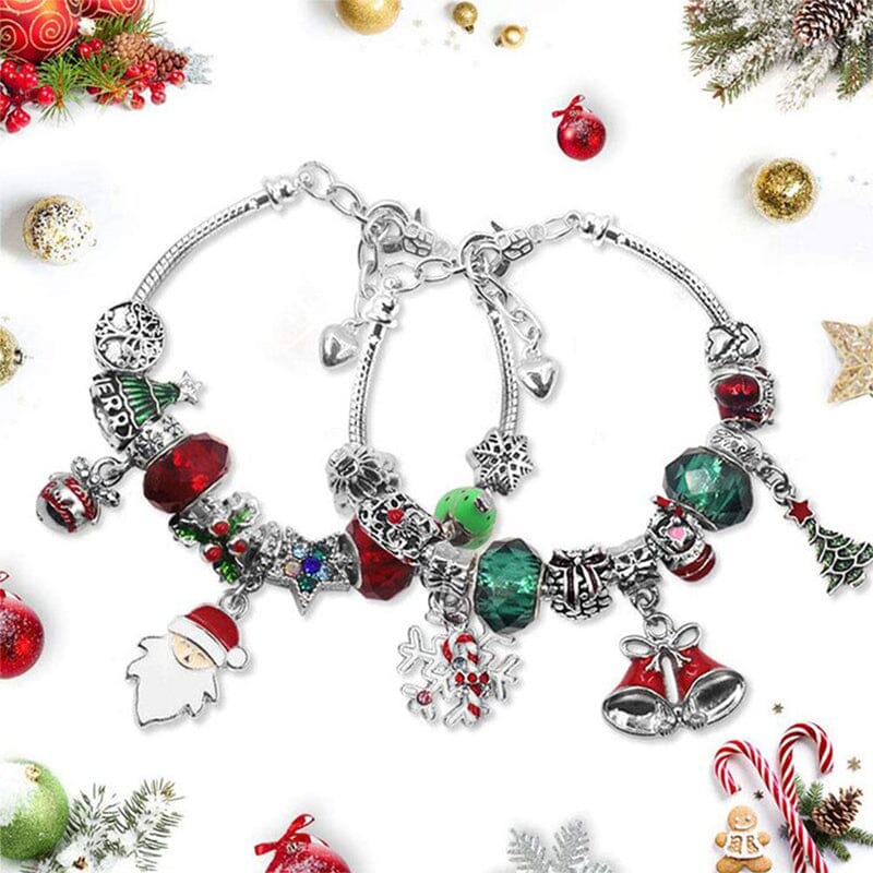 Julkalender DIY jularmband  (4 stilar）