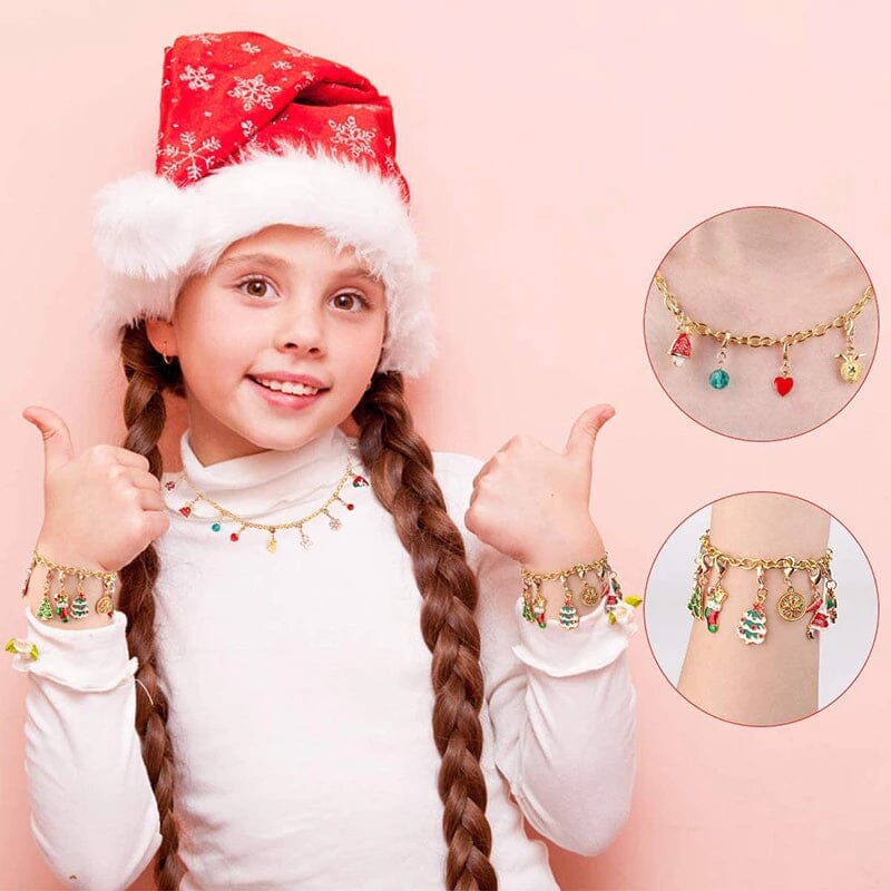 Julkalender DIY jularmband  (4 stilar）