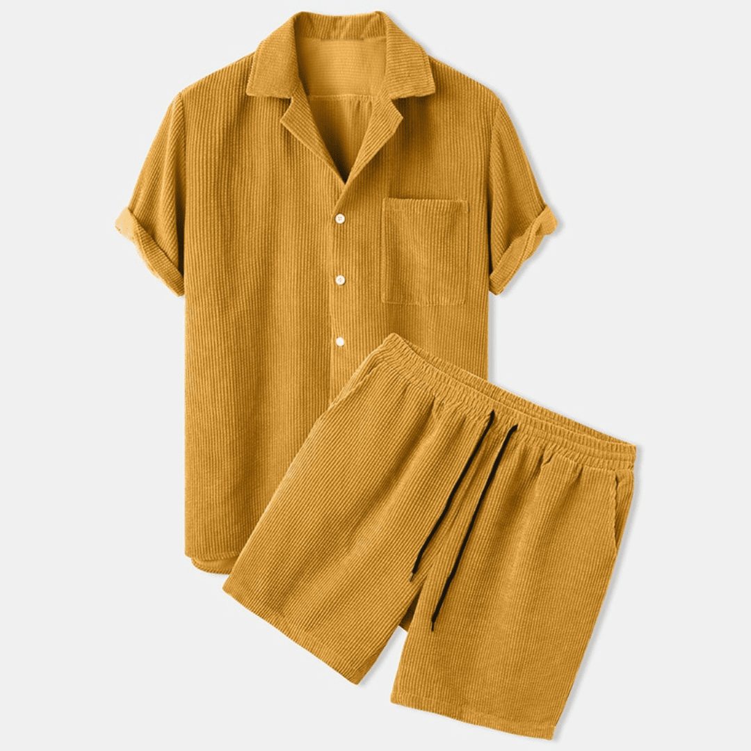 Matchande skjorta + shorts set