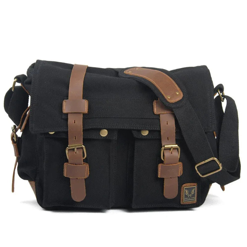 Men's Horizontal Square Messenger Shoulder Bags