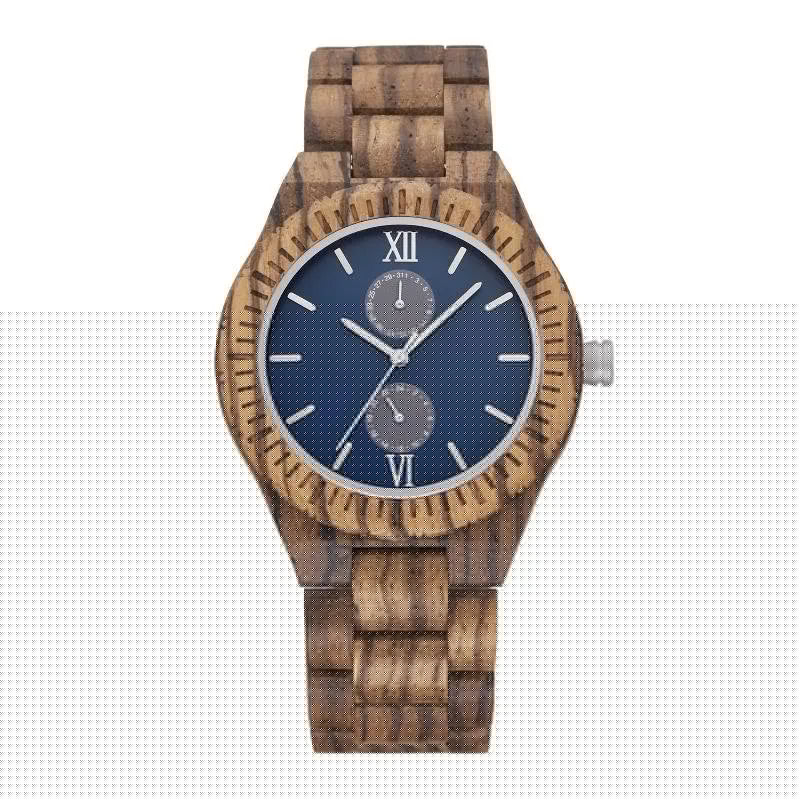 Men's Wooden Watch With Quartz Movement