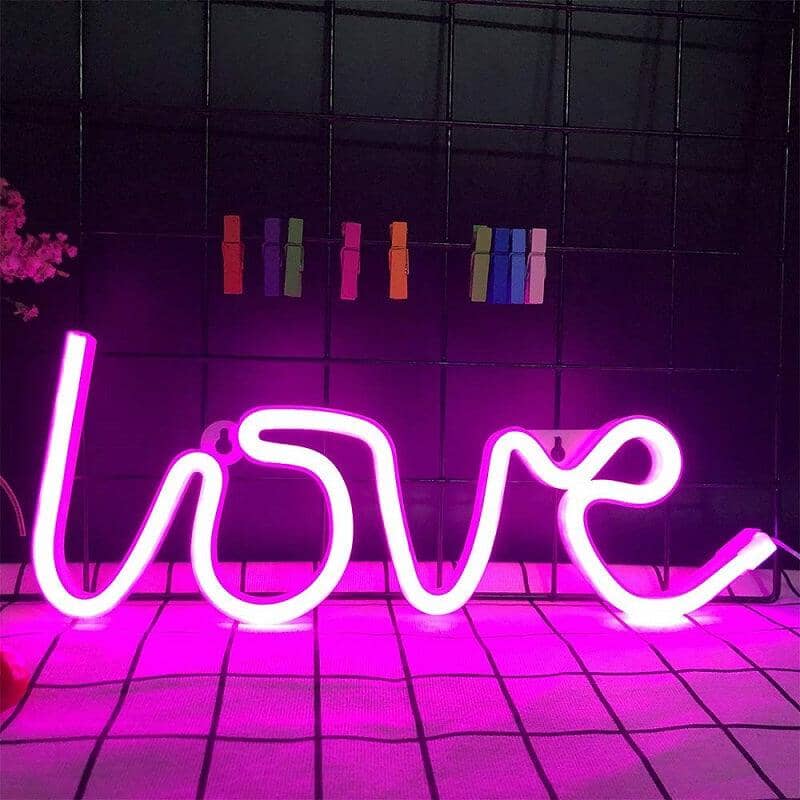 Neon lampa - LOVE