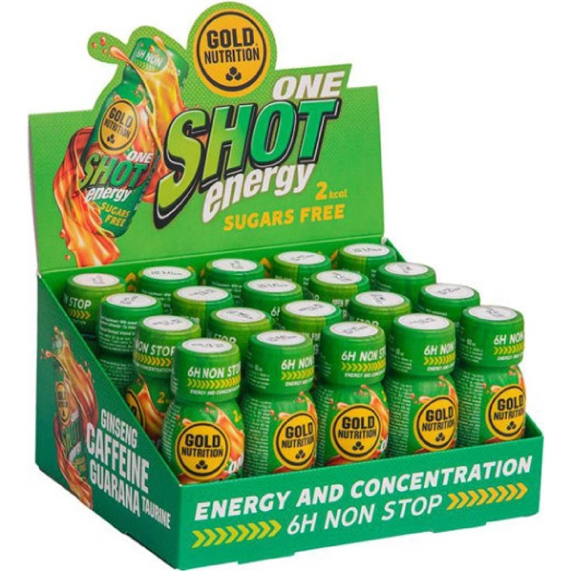 One Shot Energy 20-pack – Långvarig Energi &amp; Fokus | Guarana et Ginseng
