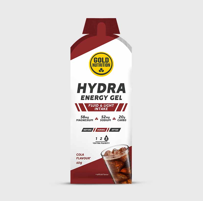 HYDRA GEL GoldNutrition® – Flytande energi som är latt att ta och latt att smälta 