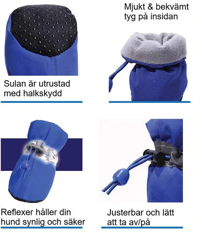 Reflektiva Hundskor - Perfekt till vintern!
