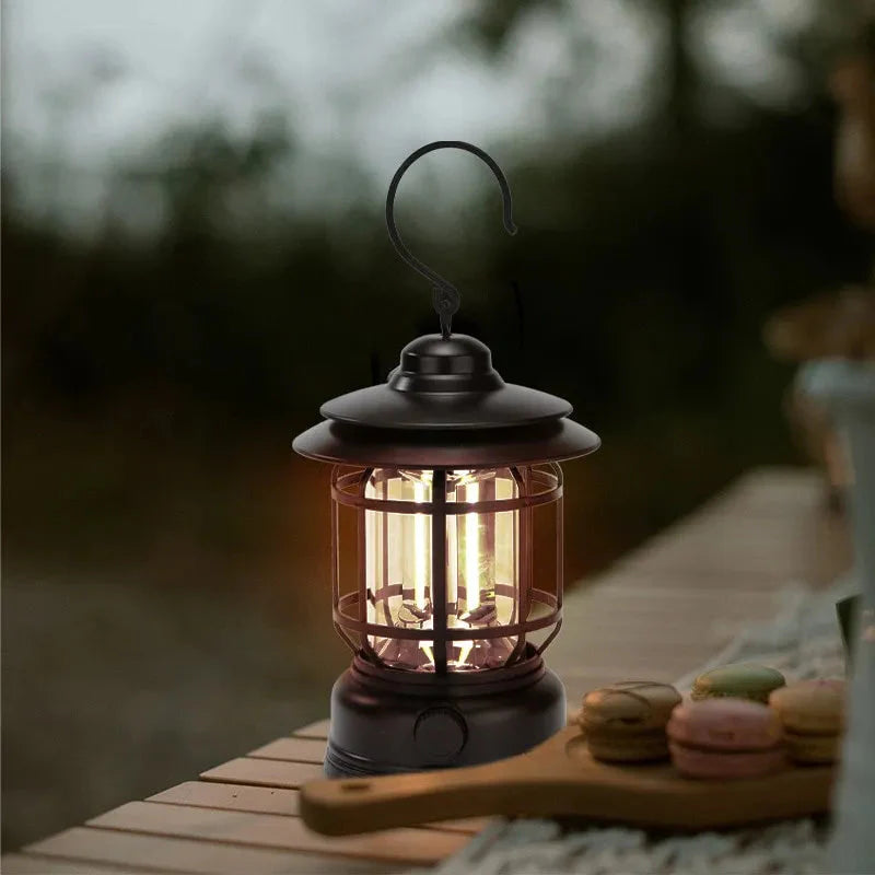 Retro LED-lykta