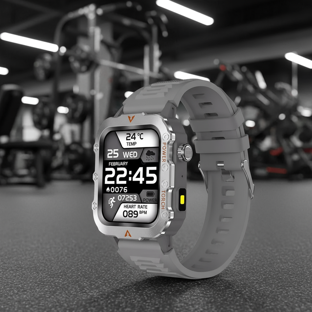 Smartwatch avec GPS et Pulsmätare - Sportklocka