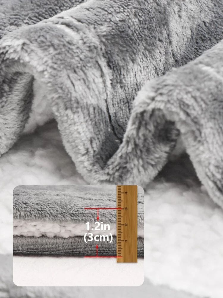 Snugglie - Oversized Filt Hoodie - För Mysiga och Värmande Stunder!