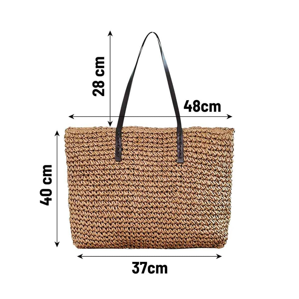 SunTote™ - Väska i vävt strå