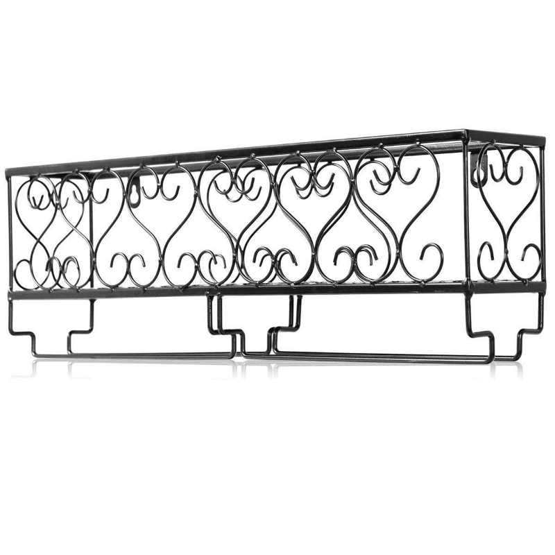 Vinhyllor för vägg med inbyggd glashängare